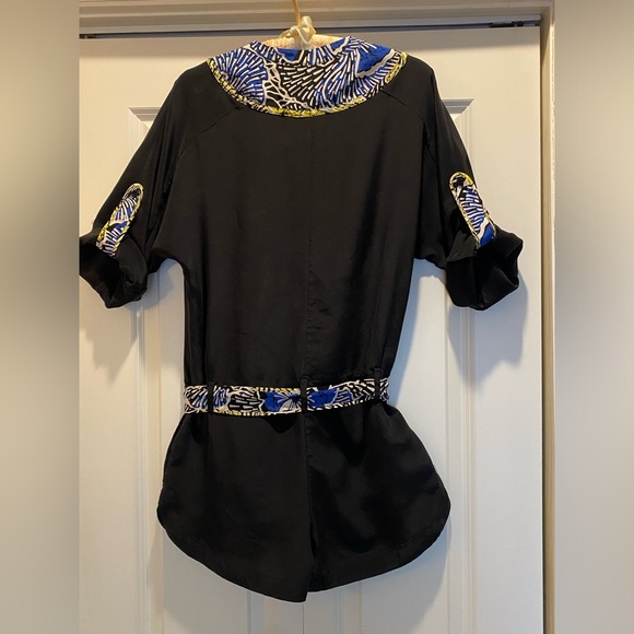 BCBG MaxAzria Silk Shorts Romper - Picture 2 of 14